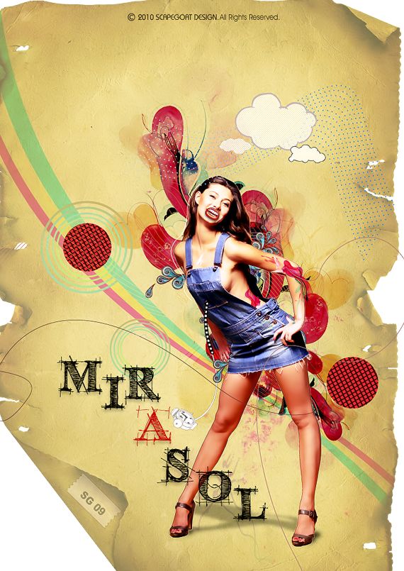 retro poster Mirasol by j d yao Artist of the week Joel Dayao