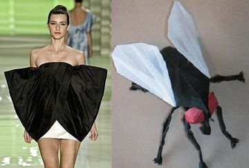 Origami fashion 12 35+ Origami inspired fashion designs