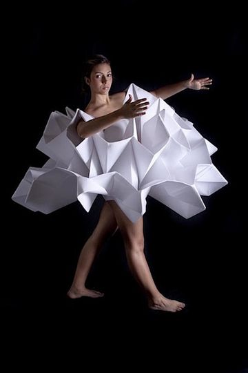 Origami fashion 20 35+ Origami inspired fashion designs