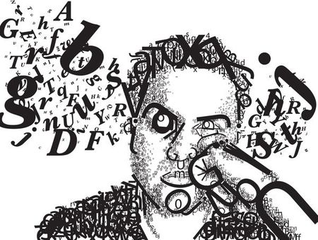 Typographic Portrait by PopeyeFrancom 50 Stunning Typographic Portraits