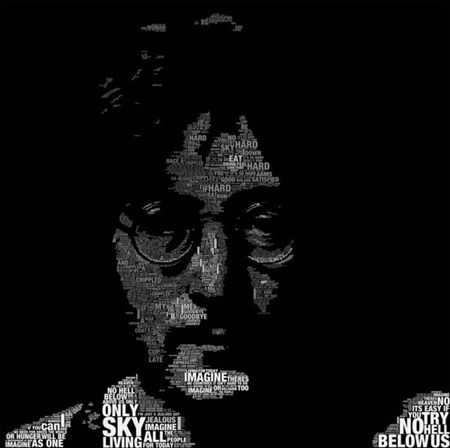 john1 50 Stunning Typographic Portraits
