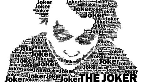 joker 50 Stunning Typographic Portraits