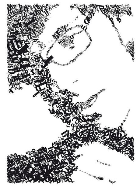 marklampe face by marklampe 50 Stunning Typographic Portraits
