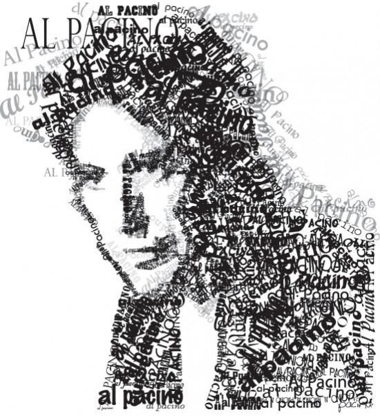 new10 550x602 50 Stunning Typographic Portraits