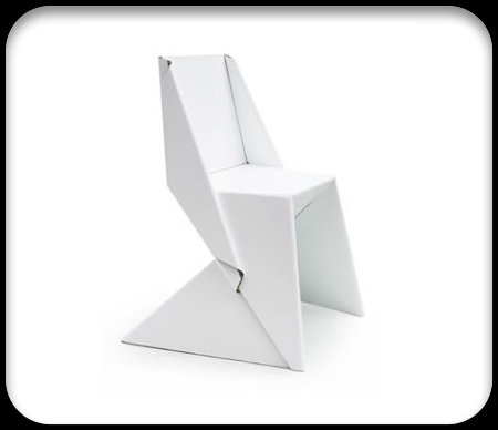 papton chairs origami cardboard seating 25+ Amazing Origami Inspired Designs