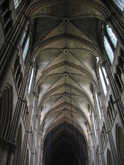 reims cathedral interior 4 The Influence of Art History on Modern Design   Gothic Style