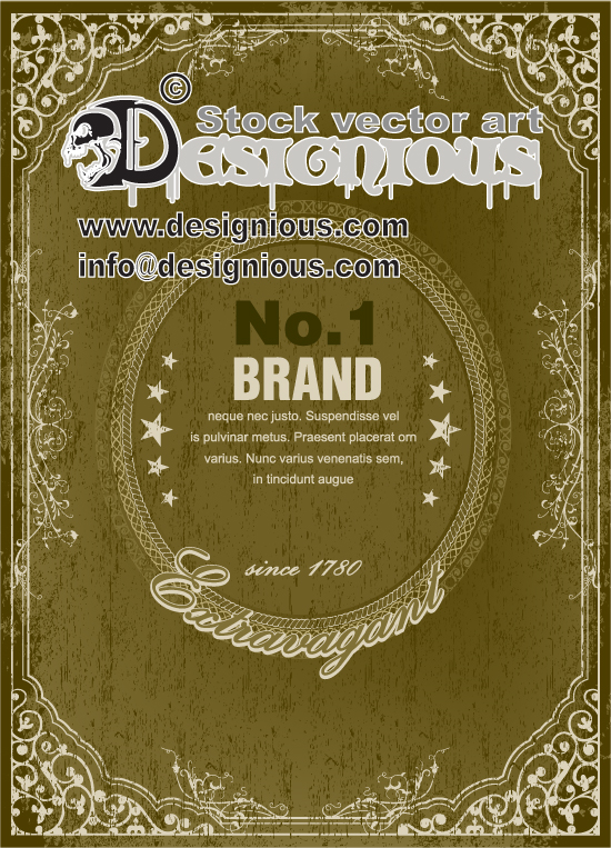 55021 5501 Fresh Freebies: Vintage vector illustrations from Designious.com