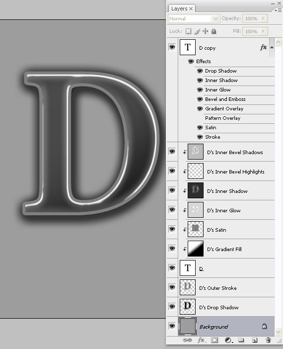 6 designioustimes glass text effect tutorial How to Create Glass Effect Text in Photoshop