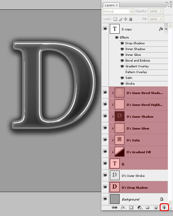 7 designioustimes glass text effect tutorial How to Create Glass Effect Text in Photoshop