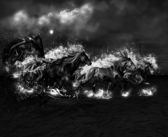black horses by drfranken 550x449 Artist of the Week   DrFranken