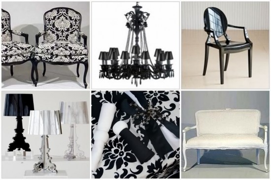 blackandwhitebaroqueweddingstyle 550x367 The Influence of Art History on Modern Design â€“ Baroque Style