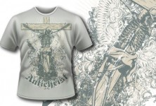 designious-t-shirt-291-skelleton-on-cross