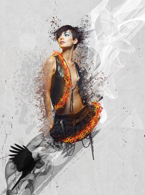 final5 How to create a Ying Yang Inspired Poster in Photoshop
