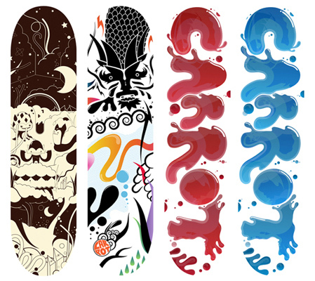 1689281844 6632f305d1 Design on Wheels   100+ Seriously Awesome Skateboard Prints