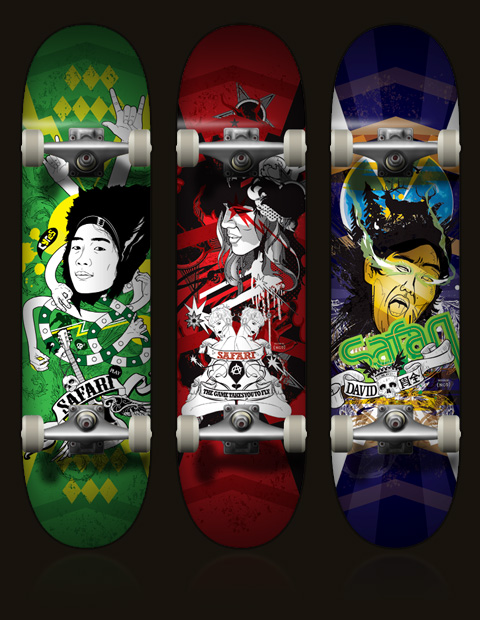 200931617271056232 Design on Wheels   100+ Seriously Awesome Skateboard Prints