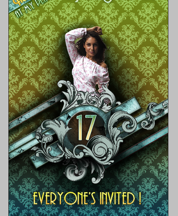 42 party poster tutorial How to Create a Vintage Party Poster in Photoshop