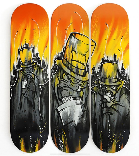 494510605 8617bed2c6 o 550x619 Design on Wheels   100+ Seriously Awesome Skateboard Prints