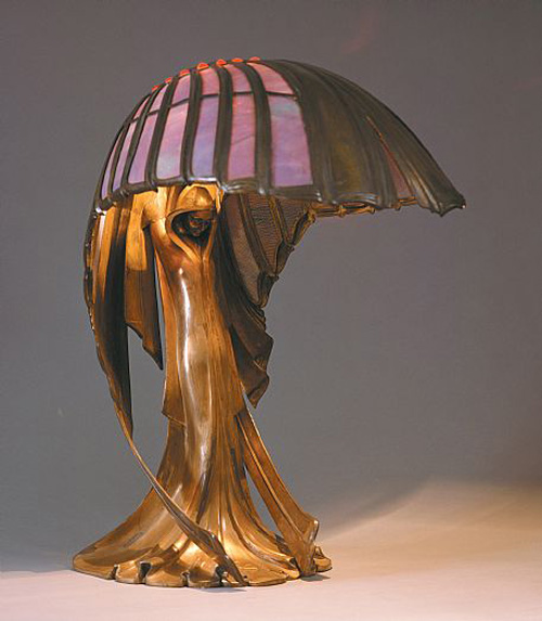 Behrens table lamp The Influence of Art History on Modern Design   Art Nouveau