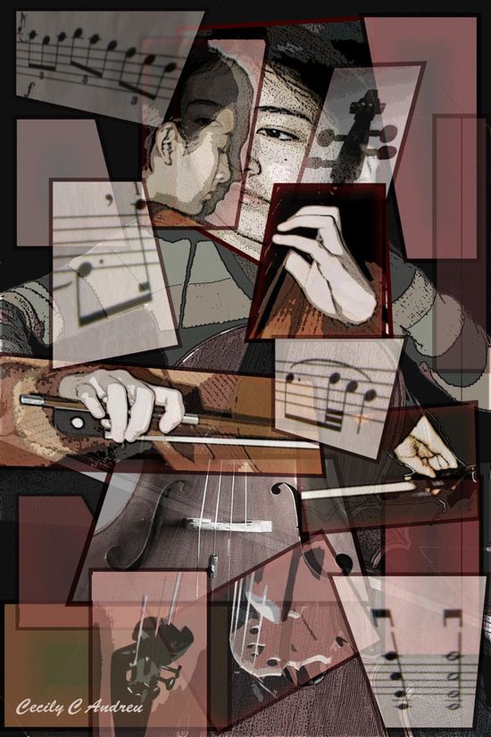The Cello Player   Cubism by hummingbird44 The Influence of Art History on Modern Design   Cubism