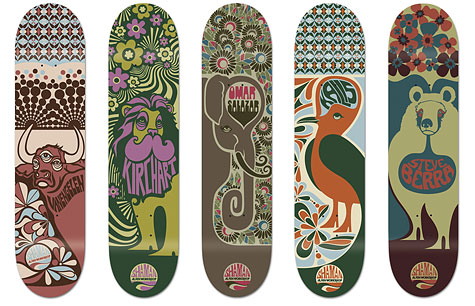 alienworkshop decks1 Design on Wheels   100+ Seriously Awesome Skateboard Prints