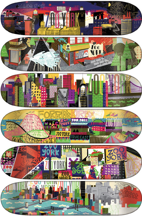 skate board design 11 Design on Wheels   100+ Seriously Awesome Skateboard Prints