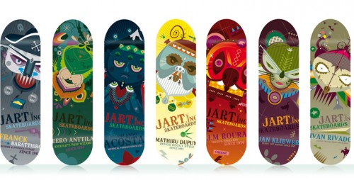 skate board design 18 Design on Wheels   100+ Seriously Awesome Skateboard Prints
