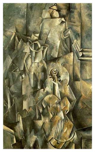 violin and pitcher The Influence of Art History on Modern Design   Cubism