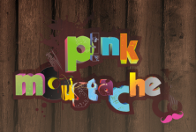 pink moustache