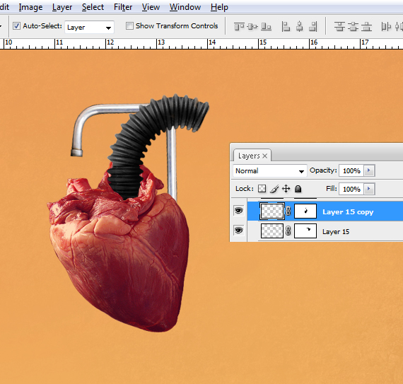 21 21 كيفية إنشاء مفهوم القلب الحديثة في Photoshop