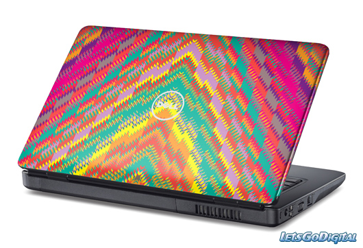 colorful laptop skin 20 Really Cool Laptop Skin Designs