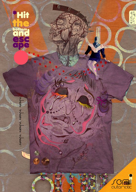 semi automatic t-shirt design illustration semi automatic t shirt design illustration Interview with Artist Jana Jelovac