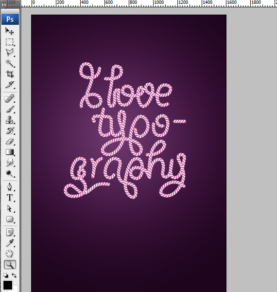28-designioustimes-doce-de-açúcar do tipo-tutorial 28 designioustimes candy cane tipo tutorial Como criar Doce Tipografia Cane com Photoshop e Illustrator