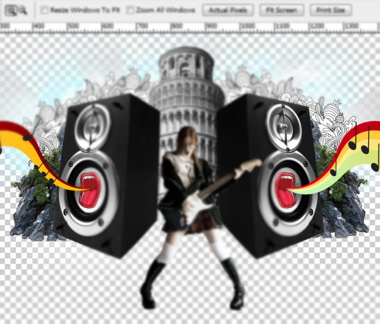29 designioustimes music composition tutorial How to Create a Music Concept Design in Photoshop