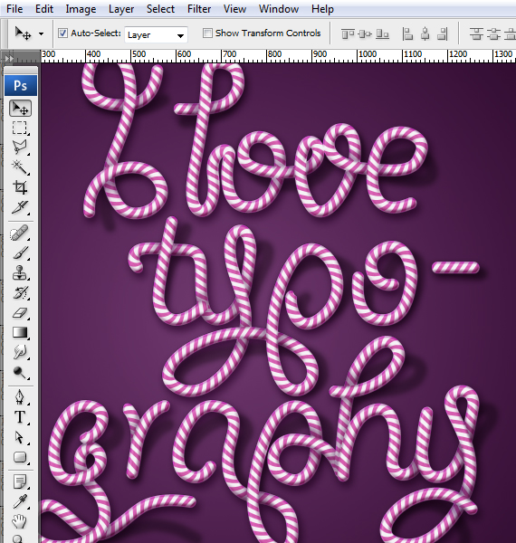 30 designioustimes-doce-de-açúcar do tipo-tutorial 30 designioustimes candy cane tipo tutorial Como criar Doce Tipografia Cane com Photoshop e Illustrator