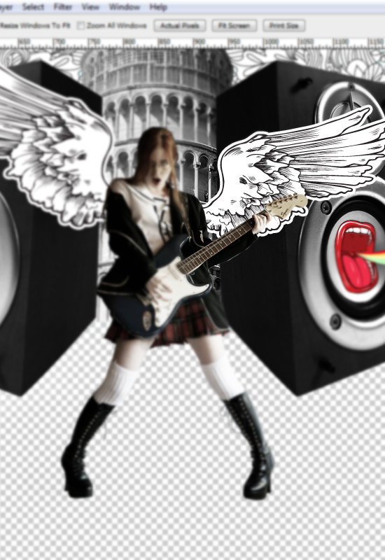 32 designioustimes music composition tutorial How to Create a Music Concept Design in Photoshop