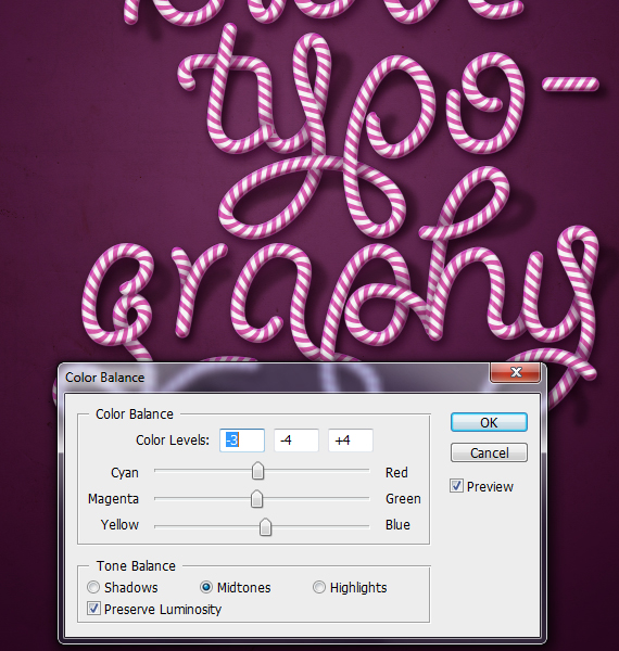 32,1 designioustimes candy cane tipo tutorial Como criar Doce Tipografia Cane com Photoshop e Illustrator