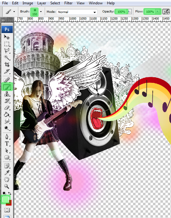 34.1 designioustimes music composition tutorial How to Create a Music Concept Design in Photoshop