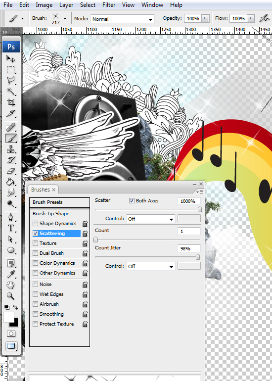 39 designioustimes music composition tutorial How to Create a Music Concept Design in Photoshop