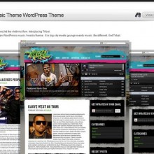 Tribal Music Wordpress Theme