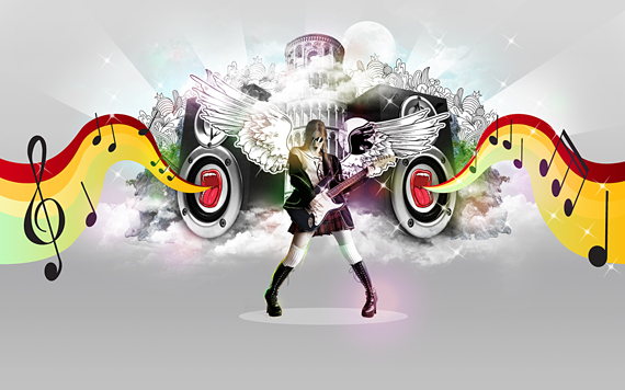 final designioustimes music composition tutorial1 How to Create a Music Concept Design in Photoshop