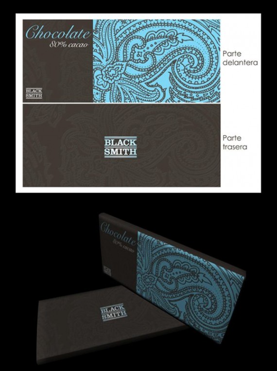 Black Smith Chocolate Package Design 570x763 50+ Creative Chocolate Package Designs