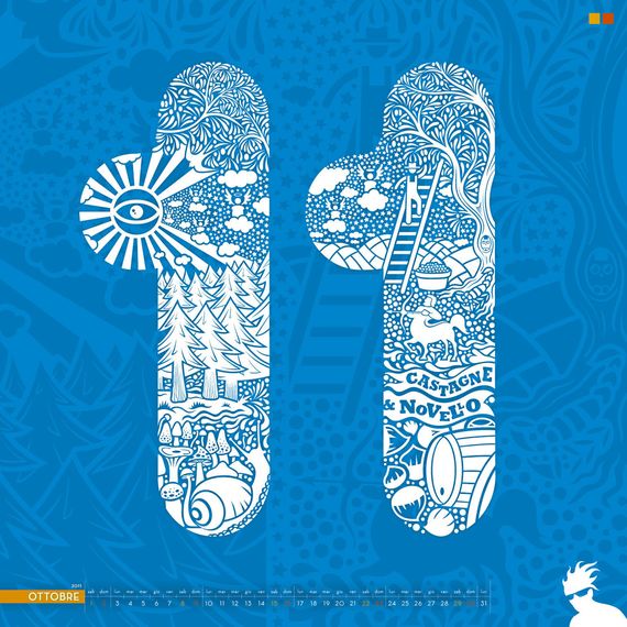 Calendar design for the year 2011 26 Showcase of Beautiful Calendar Designs for 2011