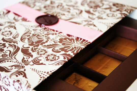 Chocolate Gift Box Wedding Invitation Package Design2 50 Creative Chocolate