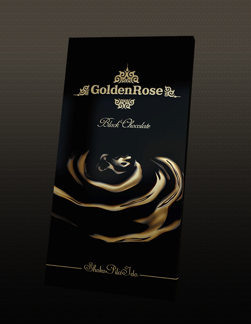 Golden Rose Chocolate Package Design 50+ Creative Chocolate Package Designs