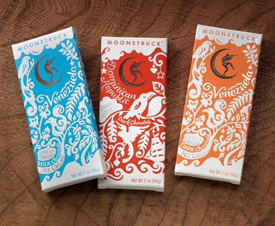Moonstruck Chocolate Co. Package Design 50+ Creative Chocolate Package Designs
