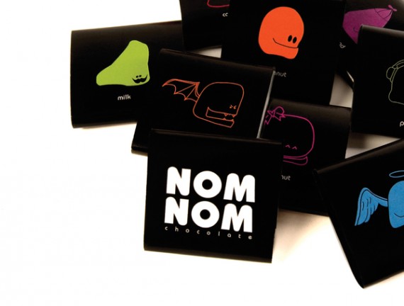 Nom Nom Chocolate Package Design 2 570x432 50+ Creative Chocolate Package Designs