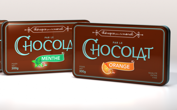 Therapie Pour Le Moral Chocolate Package Design 570x355 50+ Creative Chocolate Package Designs