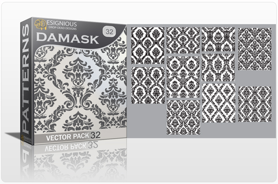 designious seamless patterns vector pack 32 preview 1 Fresh High Quality Vector Packs and T shirt Designs from Designious.com