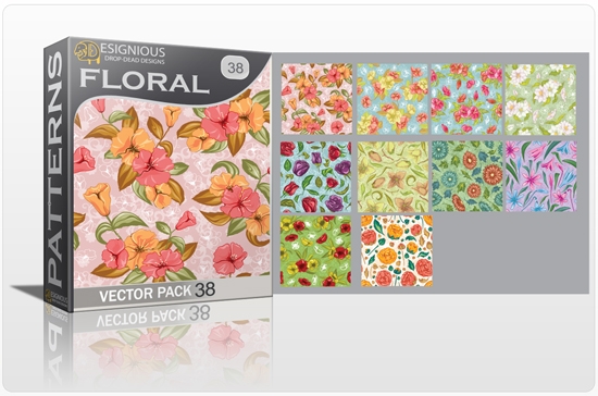 designious seamless patterns vector pack 38 preview 1  New Pattern Vector Packs + 50% Discount on All Products from Designious.com 