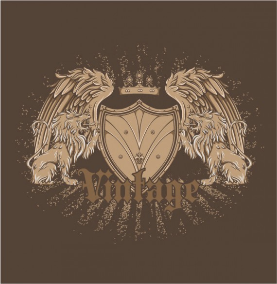 25 01 2011 52 570x584 Free vector vintage emblem